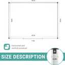 Magnetic Dry Erase White Board - 46 x 33 Inch Whiteboard for Wall - 4 x 3 Large Wall-Mounted Board with Silver Aluminum Frame, 1 Magnetic Eraser, 2 Pens, 1 Detachable Marker Tray, 6 Magnets