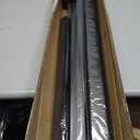 Metty Metal Hand Rails for Outdoor Steps, 2 Step Stair Railing Kit, Black Straight