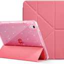CoBak Case for iPad (A16) 11th Generation 11 Inch 2025, iPad 10th Generation 10.9 Inch 2022 - Protective Cover with Multi-Angle Includes Portrait Stand, Pencil Holder and Auto Wake/Sleep, Pink