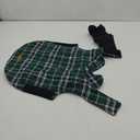 Kuoser Waterproof Dog Coat, Reversible Dog Jacket for Large Dogs, Adjustable Durable Doggie Winter Coat for Groowing Puppies Warm Puppy Cold Weather Apparel, Green L (Large (Pack of 1))