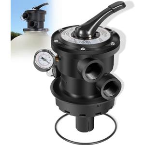 Bonbo SP0714T VariFlo Top-Mount Control Valve 1-1/2" FIP 7-Position Multiport Valve for Hayward Above Ground Pro or VL Series Sand Filter, 8.39 x 14.37 x 7.9 inches