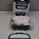 Monteka Electric Lunch Box Food Heater - Leakproof Portable Food Warmer heated lunch box for adults for Car/Home/Truck with 1.5L Removable Stainless Steel Container, White Elephant Gift, 12V/24V/110V