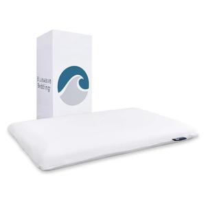 Bluewave Bedding Ultra Slim Gel Memory Foam Pillow for Stomach and Back Sleepers - Thin, Flat Design for Cervical Neck Alignment and Deeper Sleep (2.75-Inches Height, Standard Size)