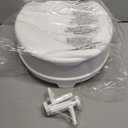 Drive Medical Raised Toilet Seat with Lock and Lid, Standard Seat, 4"
