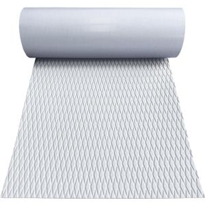Boat Flooring EVA Foam Boat Decking Marine Carpet Boat Foam Flooring Sheet Self-Adhesive White Marine Flooring for Fishing Boat Kayak Yacht Motorboat RV Floor Swimming Pool Golf Cart 94.5"x23.6