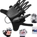Hand Rehabilitation Robot Gloves for Stroke, Robotic Hand Glove for Stroke Rehab, Adjustable Strength, 4 Modes, Finger Training Therapy Equipment for Hemiplegia Stroke Patient with USB Chargeable