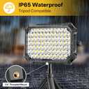 LED Work Light Rechargeable Outdoor, 13000mAh Work Flood Lights 10000LM with 4 Light Modes for Camp Essentials, IP65 Waterproof LED Lantern for Emergency, Power Outages, Car Repair, Tent