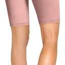 Hybrid & Company Women's Ultra Stretch Perfectly Shaping Mid Rise Skinny Bermuda Shorts with Pockets (XXXL)