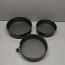 Wilton Gold Non-Stick 8,9,10 in Springform Cheesecake Pan Set, Stainless Steel Bakeware, Made without PFAs