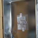 Stainless Steel Cat Litter Box with Low Entry, Large Metal Kitty Litter Box for Senior or Injured Cats, Odor-Free, Non-Stick, Easy to Clean, 23.4"x15.6"x5.9", for Multiple Cats (Silver)