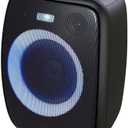 DOSS PartyBoom Bluetooth Speaker, 120W Stereo Sound, 2.1 Channel System, Punchy Bass, Mic&Guitar Ins, Beat-Driven Lights, PartySync Pairing for Party, Outdoor Speaker for Beach and Poolside Party