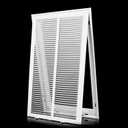 14x20 Return Air Grille [Duct Opening Size],Return Air Vent Cover for Wall Or Ceiling,Steel Return Air Filter Grilles Removable Face/Door for 1 Inch Filters (14"W x 20"H [Duct Opening])