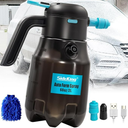0.5Gal/2L Electric Foam Sprayer for Car Wash, 60PSI Powerful With 2 Nozzles, Rechargeable Auto Pressurized Battery Powered for Home Garden Cleaning