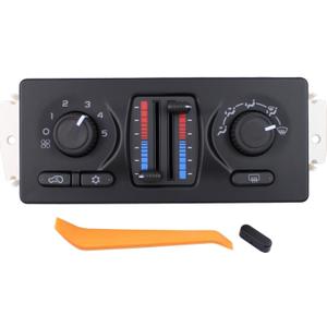 MOTOKU Manual Air Conditioning Climate Control Module for Chevy for GMC Trailblazer Envoy Tahoe Yukon Silverado Suburban Sierra 1500 2500 3500 for Cadillac Escalade for Buick Rainier 2003-2007