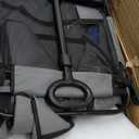 Petbobi Dog Wagon Stroller for Large & Medium Dogs - 2-in-1 Push-Pull Pet Stroller with Ramp, Foldable All Terrain Wagon Cart, One-Step Brake, Suitable for Outdoor Walks & Camping, Blue