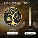6 Year Sobriety Coins, Tree of Life 6 Year AA Medallions - AA Sobriety Chips Recovery Coins Sober Tokens for Alcoholics Anonymous Recovery Sober Gifts for Men Women