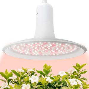 LED Grow Light Bulb with Hanging System, 30W Full Spectrum, Hanging Grow Lights, Pendant Plant Lights for Indoor Growing, Large Tall Plant, Garden, Flowers, Greenhouse