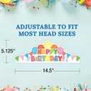 Carson Dellosa 30-Piece Birthday Crowns for Kids, Happy Birthday Party Hats for Kids, Colorful Paper Birthday Crowns for Classroom Party Supplies, Birthday Classroom Décor