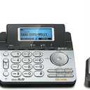 VTech DS6151-2 2 Handset 2-Line Cordless Phone System for Home or Small Business with Digital Answering System & Mailbox on Each line, Silver (2 Handsets)