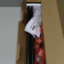 Curtain Rods No Drilling 48 to 84 Inch, 5/8 Inch Diameter No Drill Drapery Rod Set with Adhesive Brackets and Twiested Cage Finals, Bedroom Apartment Renter Friendly, Black