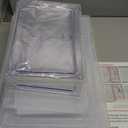 Thicken & Sturdy Clear Shoe Storage Organizer with Magnetic Door, Stackable Boxes for Closet, Foldable Space-Saving Shoe Rack for Sneaker Boot Container, Plastic Shoe Cabinet Shoe Box 6 Pack, White