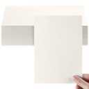 Geosar Linen Cardstock 5 x 7 Invitation Cardstock Heavyweight Printer Paper 92lb 250gsm Index Cards for Printer Cover Postcards Blank Flash Note Greeting(Beige,50 Sheet)