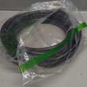 Hybrid Garden Hose 25FT - 5/8" Heavy Duty Flexible Rubber Hose with GHT Brass Fittings - UV-Resistant Leak-proof Ideal for Lawn & Outdoor Use