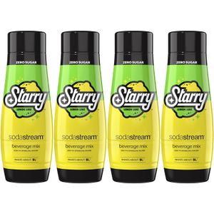 SodaStream Starry Zero Sugar Beverage Mix (440ml, Pack of 4) Packaging may vary (BB: 06/09/2026)