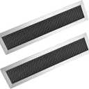 (2-pack) Compatible for GE WB02X35607 WB02X10943 Charcoal Carbon Microwave Filters.2-1/2" X 11" X 3/8"