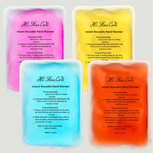 2 x Large Reusable Heat Packs, Snap Click Hand Warmers, Long Lasting Warmth Pouch (13.59.5cm, 4 Pack)