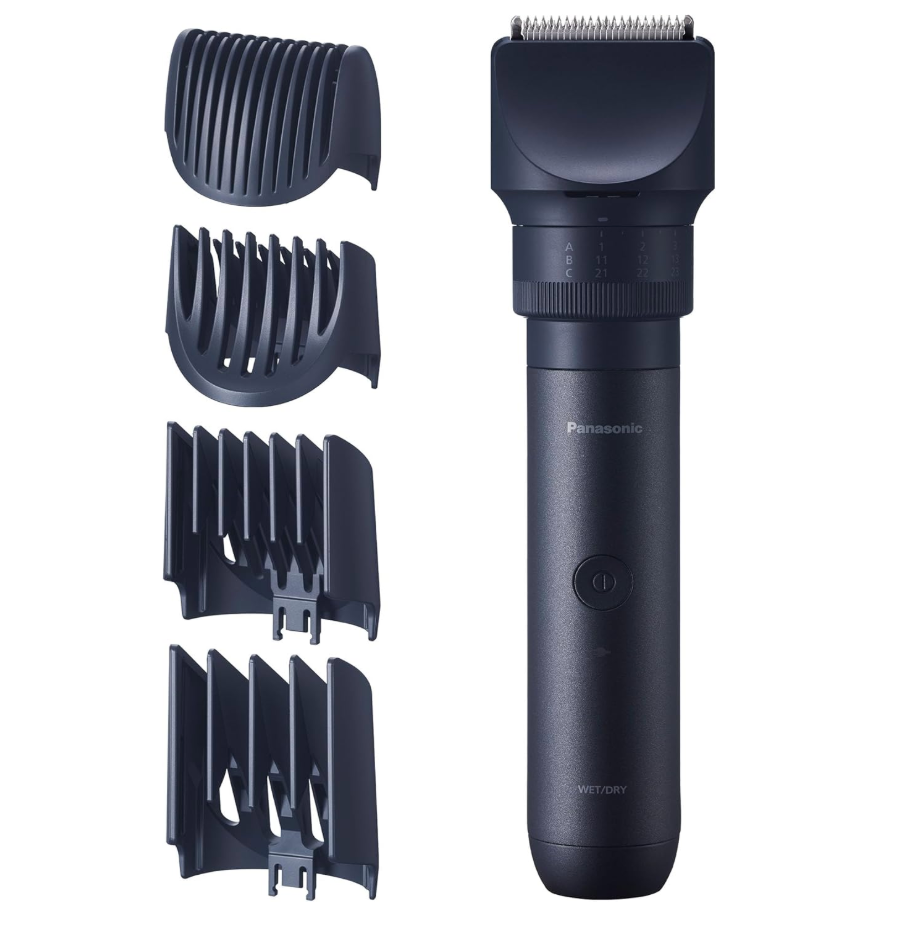 Panasonic MultiShape Electric Trimmer for Beard, Hair and Body, 58 Adjustable Cutting Lengths and Advanced Blade System, Cordless Waterproof Wet/Dry Clipper for Men - ER-ACKN2-HB