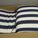Outdoor Patio Chair Cushions Set of 4, Water Resistant Square Seat Cushions with Ties, 20"x17" All Weather Seating Cushions for Outdoor Furniture, 20 x35.82inch