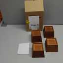 MONTIHOLD Premium Pine Wood 3Inch Furniture Risers – HeavyDuty, 2000 Lb Capacity, Floor Protectors, Easy to Install, Versatile for Beds, Sofas, & More