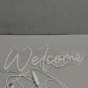 SYLHOME Welcome Led Neon Light Sign Business Open Windows Home Door Wall Sign Decor Bar Pub Store Shop Come In Neon Wedding Birthday Party Sign 15.75" X 6.5" USB