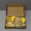 Geyoga 2 Pcs Halloween Bear Costume Kit Red and Yellow Maternity Dress Ear Costume Headband Ear Hair Hoop for Cosplay, XXL