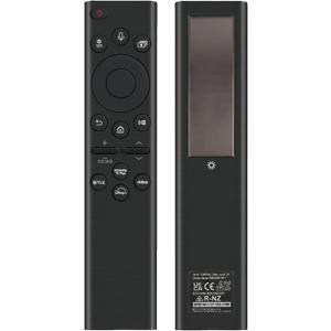 Rechargeable TV Remote for Samsung Smart TVs, Replacement for All 2019-2026 Samsung TV Remote Control with Voice Control. USB-C Fast Charging. Solar Charging