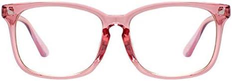 MAXJULI Blue Light Blocking Glasses,Computer Reading/Gaming/TV/Phones Glasses for Women Men(Pink) MAXJULI Blue Light Blocking Glasses,Computer Reading/Gaming/TV/Phones Glasses for Women Men(Pink)
