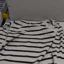 LILLUSORY Vest Tops for Women 2025 Fall Outfits Striped Sweaters Button Up Casual Shirts Blouses Jacket Fashion Clothes (X-Small, Grey_black)