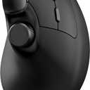 TECKNET Ergonomic Mouse, Rechargeable Wireless Bluetooth Mouse (BT 5.0/5.0+2.4G), Vertical Mouse with Volume Knob, Quiet Clicks, Cordless Mice 6 Adjustable DPI with USB A Receiver, Wide Compatibility