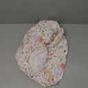 NoJo Spring Garden Pink, Green, Orange & Ivory Super Soft Mini Crib Sheet, Pink, Green, Orange, Ivory