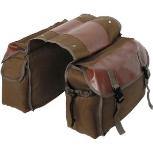 JEELAD Bike Rack Bag Black Green Khaki Bicycle Panniers Bike Saddle Rear Rack Bag for Grocery Shopping Commuter Cycling Trip (Khaki)