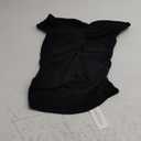 Darong Women Summer Twist Knot Front Off The Shoulder Tank Tops Cap Sleeve Going Out Shirts Slim Fitted Y2K Outfits (X-Small, Black)