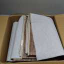 GarveeHome Easy Jute Rug 8x10 Washable Non Slip Solid Brown Living Room Rugs