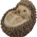 Hi-Line Gift Ltd Hedgehog on Back Statue