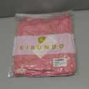 KIRUNDO Summer One piece Jumpsuits for Women 2025 Casual Loose Button Sleeveless Romper Knit Wide Leg Overalls With Pockets Color pink Size XXL