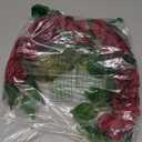 Yookeer Ramadan Decorations Eid Mubarak Table Decor Lighted Moon Shaped Wreaths with Castle for Fireplace Office Bedroom Party Supplies Muslim Party Tabletop Decor Home (Rose)