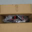 40" Mini Flodable Spring Rebounder Trampoline for Adults, Small Exercise Trampoline for Indoor Workout and Fitness, Purple Resistance Band Included, Max Load 330 LBS