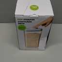 Ankou Airtight Pop Food Storage Container with Lid & 130ml Scoop, 4L/4.2qt BPA-Free Cereal, Rice, Flour, Pasta & Snack Container, Stackable & Durable,Kitchen Pantry Organizer