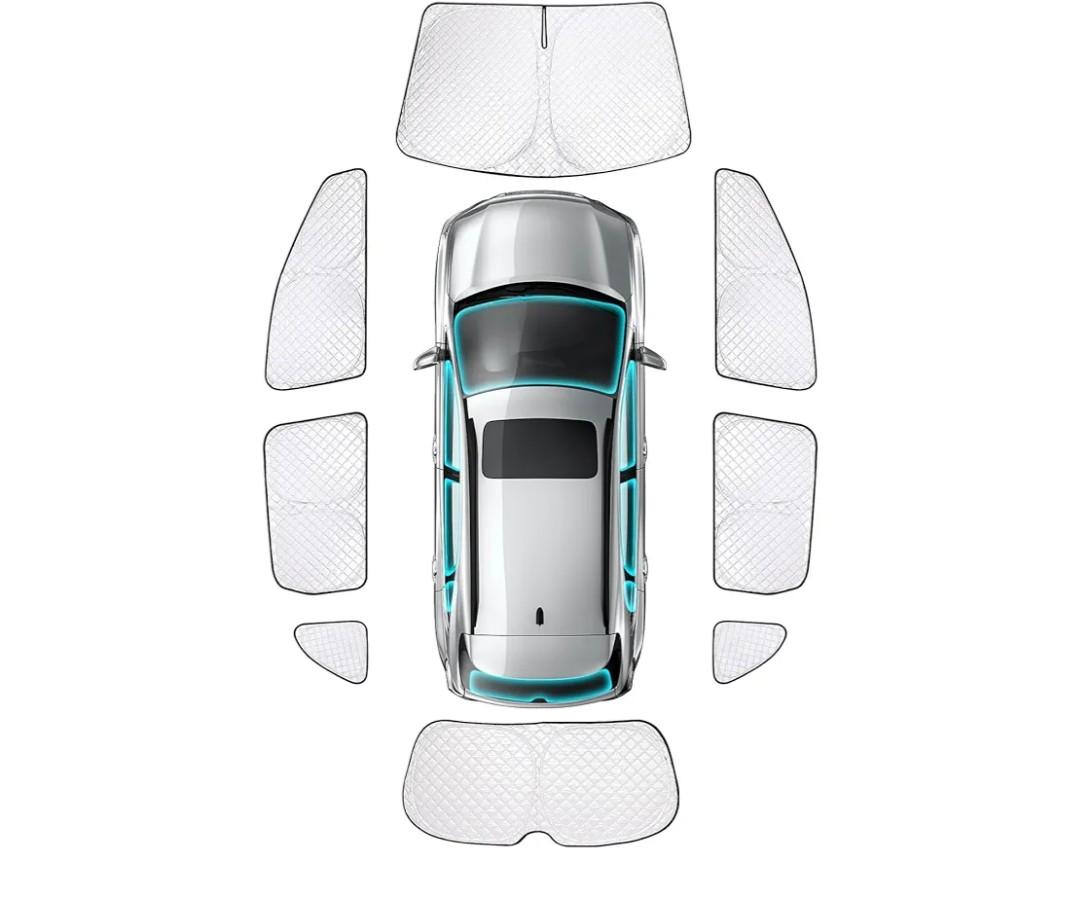 ZATOTOO Car Window Shades for 2017-2022 CR-V Sun Shade for Side Window Front Rear Windshield Triangular Window Shade Full Privacy Heat UV Ray Sun Blocker for Camp Nap Long Time Parking