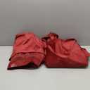 BGment Christmas Red Velvet Curtains 96 Inches for Living Room, Thermal Room Darkening Curtains Sound Reduce Drapes with Back Tab and Rod Pocket for French Door, 2 Panels, 52 x 96 Inch